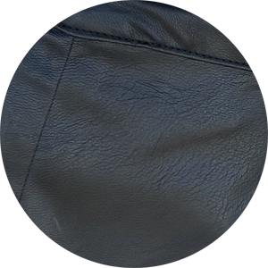 06 saia couro pu preta juvenil feminina